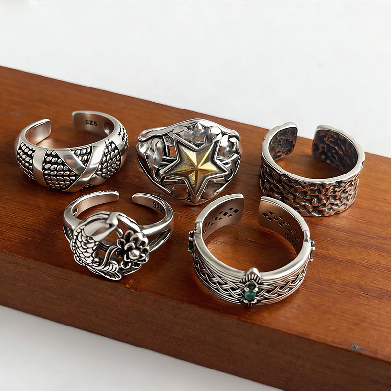 Couple Ring Set - 925 Sterling Silver Rings for Women