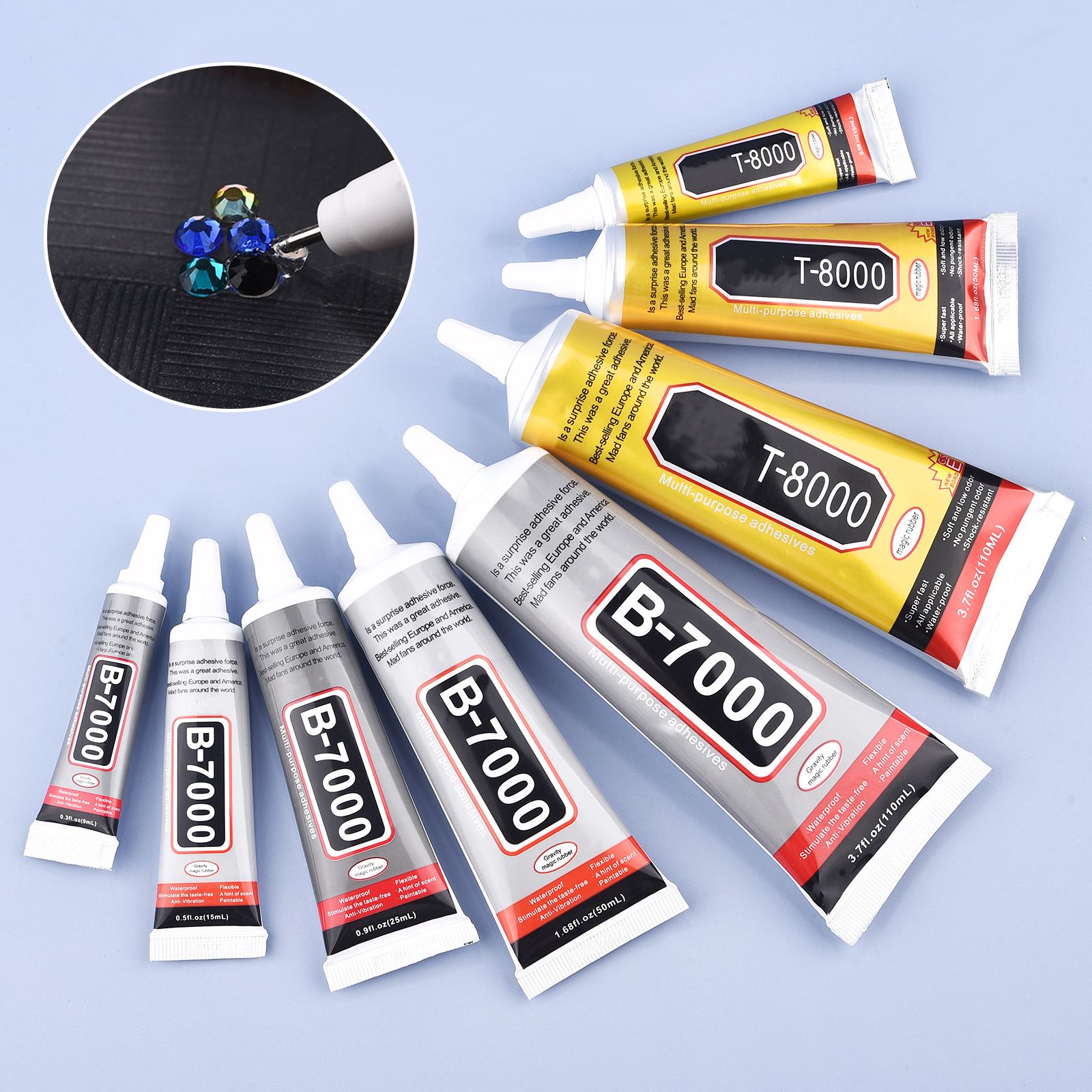 Jewelry Repair & Watches Photos - 9/15/50/110ml B-7000 Glue T-8000 Adhesive Epoxy