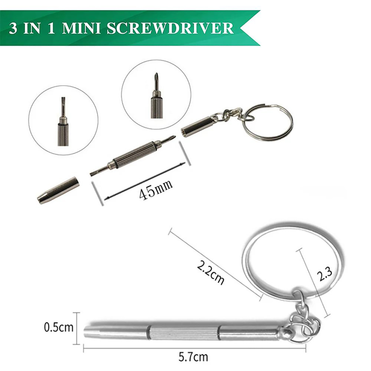 1/2PCS Precision 3 in1 Screwdr - Jewelry Repair & Watches Photos recension och pris