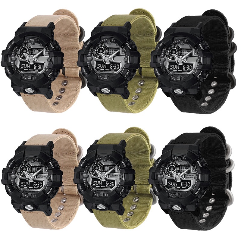 16mmCotton Canvas Nylon Replac - Casio Watch G-Shock Dw-5600 recension och pris