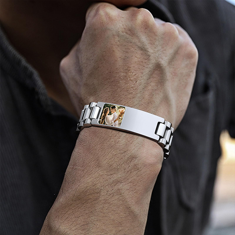 Custom Picture Text Bracelet W - Jewels On Watches recension och pris