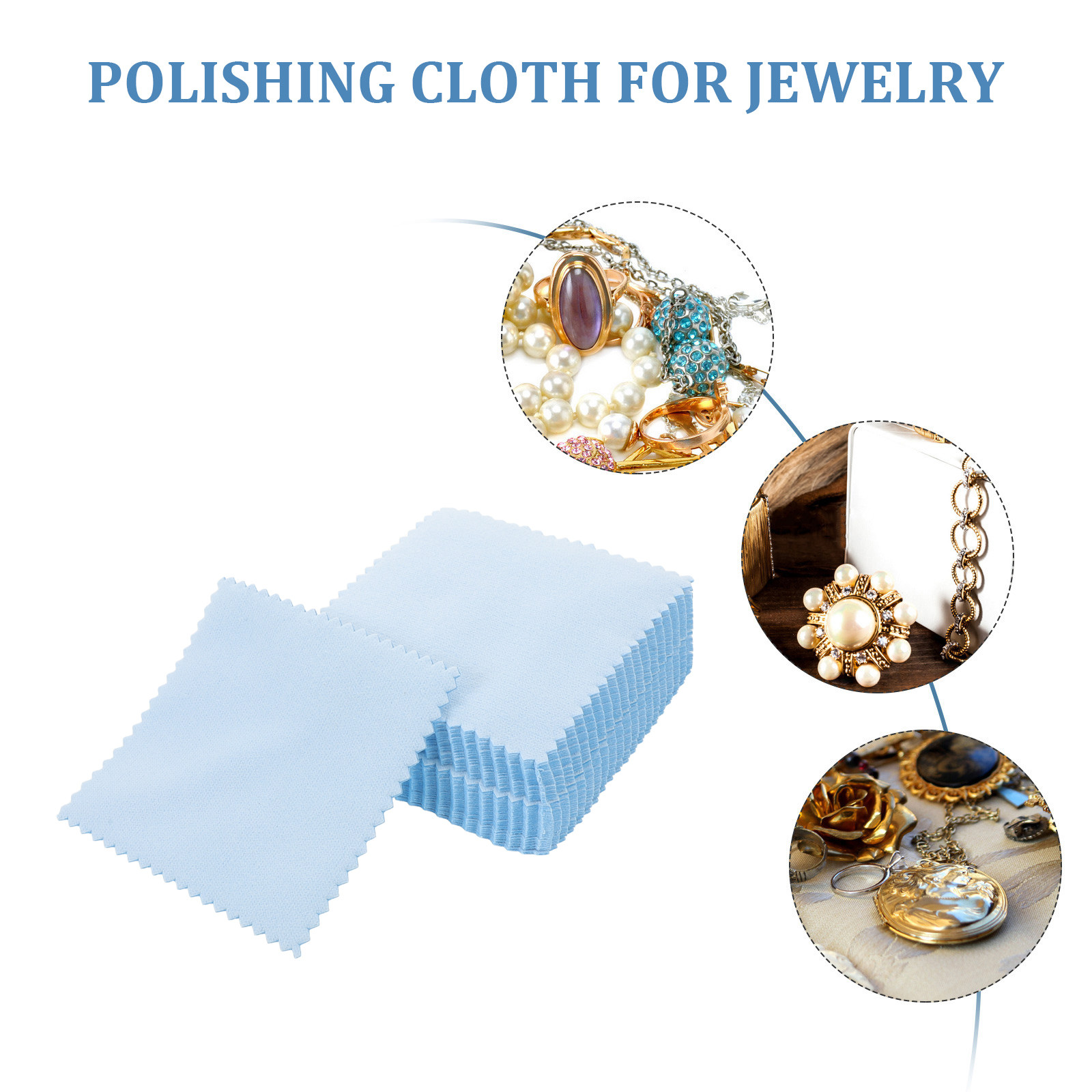 2pcs Silver Polishing Cloth 8X - Jewelry For Watches recension och pris