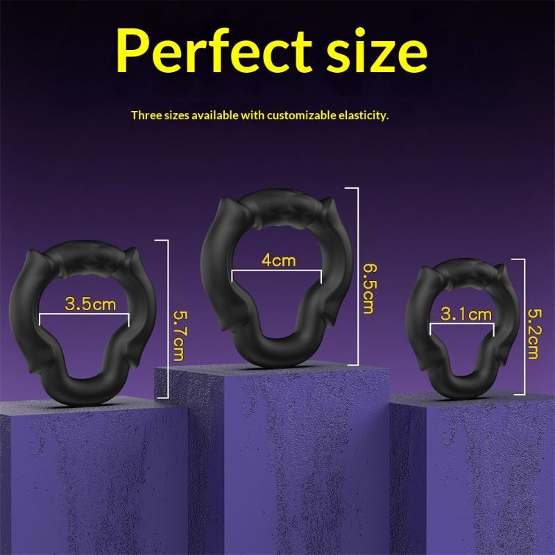 3pcs/Set Stretchy Cock Rings f - Couple Ring Set recension och pris