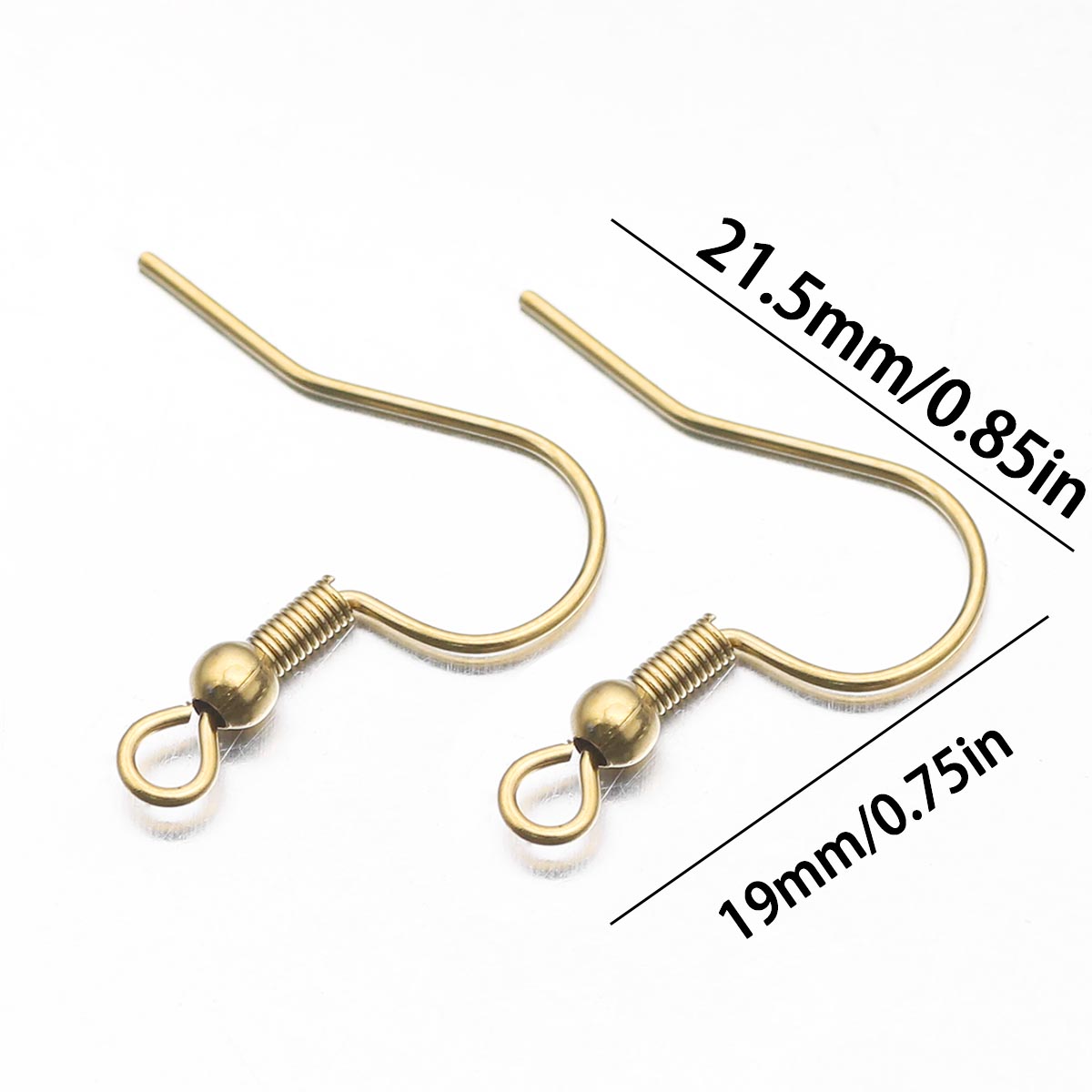 10-20Pcs 19x21mm Stainless Ste - Drop Earrings recension och pris