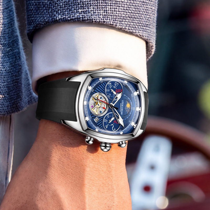 Men's Luxury Quartz Watch with - Watch Display Box recension och pris
