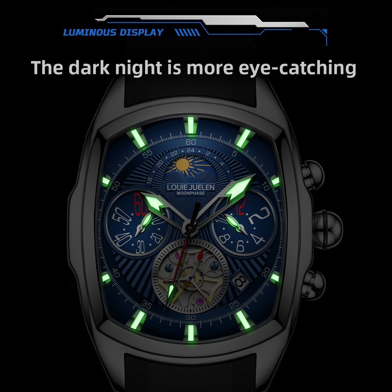 Men's Luxury Quartz Watch with - Watch Display Box recension och pris