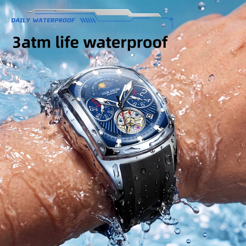 Men's Luxury Quartz Watch with - Watch Display Box recension och pris
