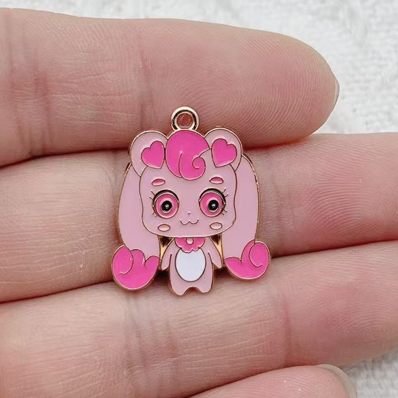 10pcs Cartoon Cute Drip Oil Al - Drop Earrings recension och pris