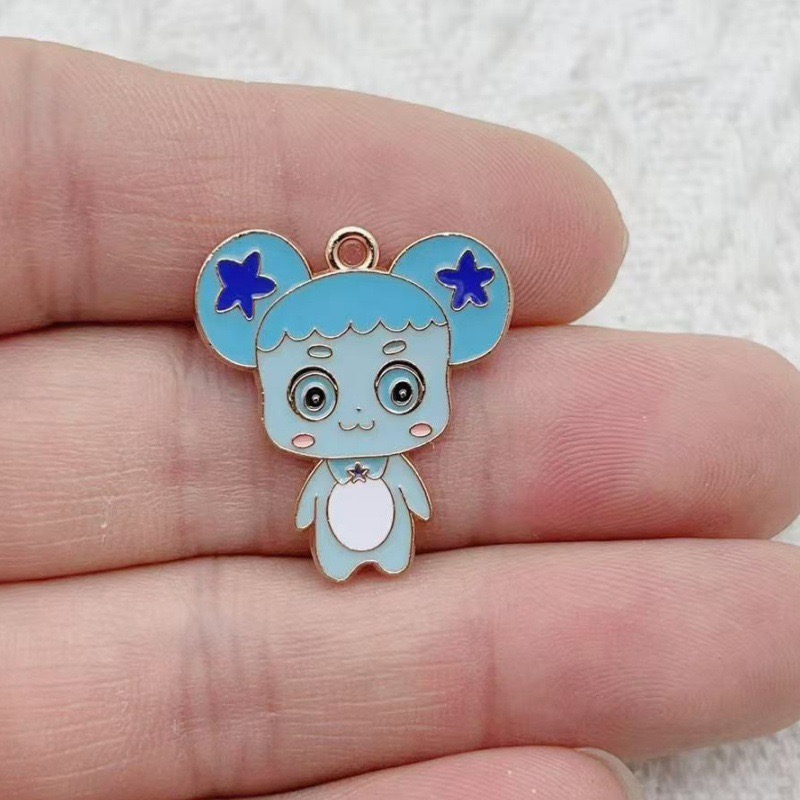 10pcs Cartoon Cute Drip Oil Al - Drop Earrings recension och pris