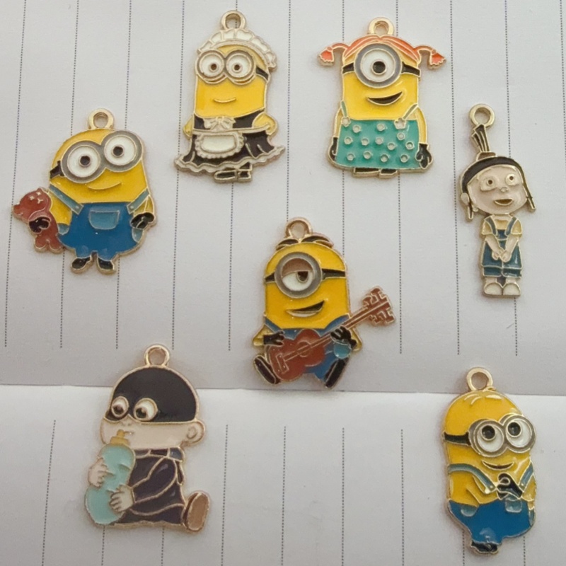 10pcs alloy drip oil cartoon p - Drop Earrings recension och pris