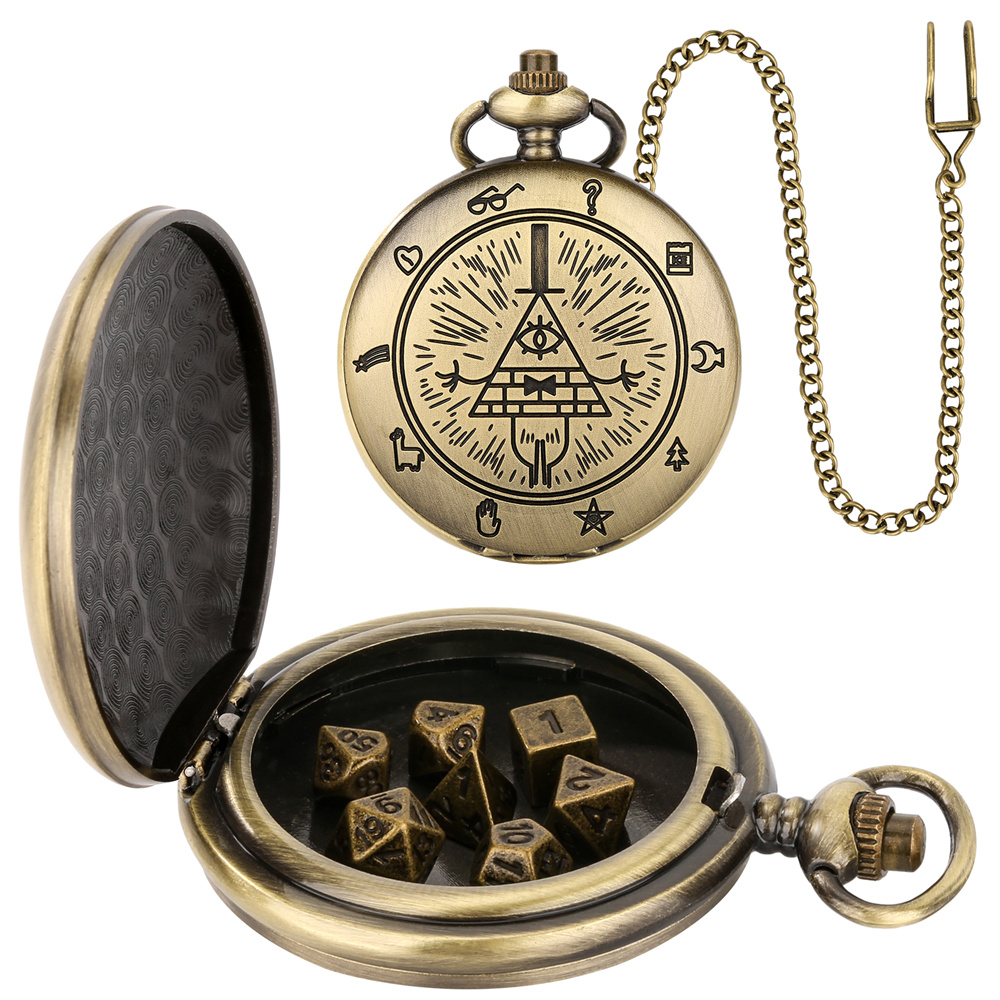 Vintage Bronze/Grey Black Pock - Vintage Pocket Watch recension och pris