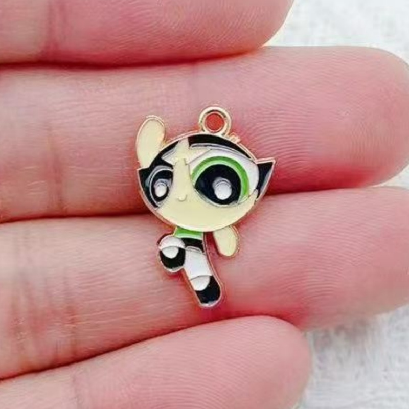 10pcs Alloy Oil-Dripping Carto - Drop Earrings recension och pris