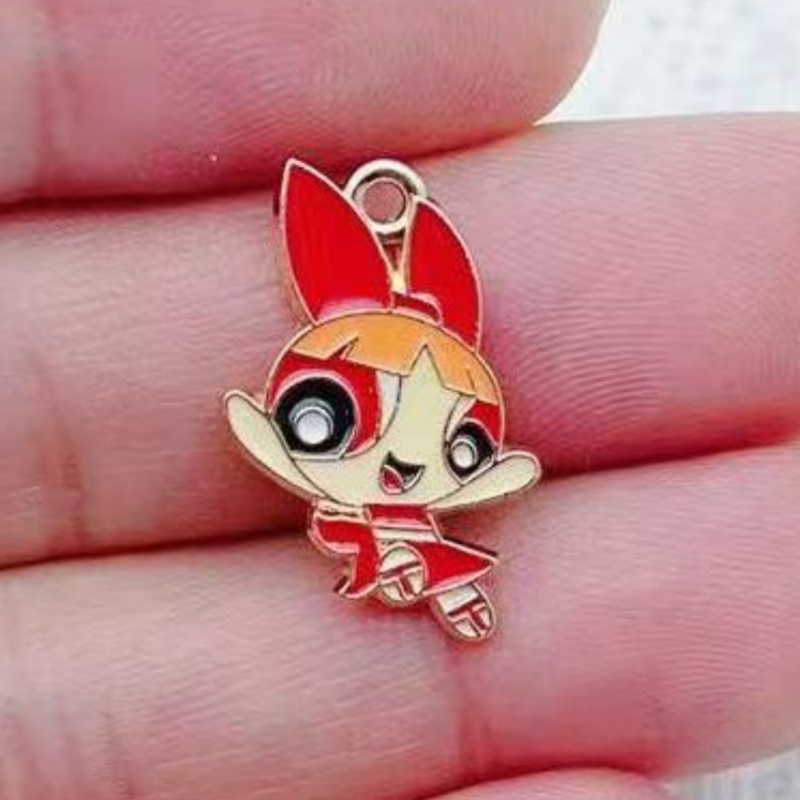 10pcs Alloy Oil-Dripping Carto - Drop Earrings recension och pris