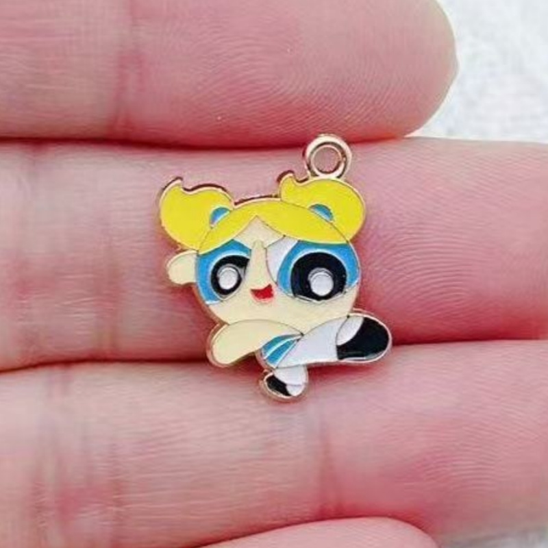 10pcs Alloy Oil-Dripping Carto - Drop Earrings recension och pris