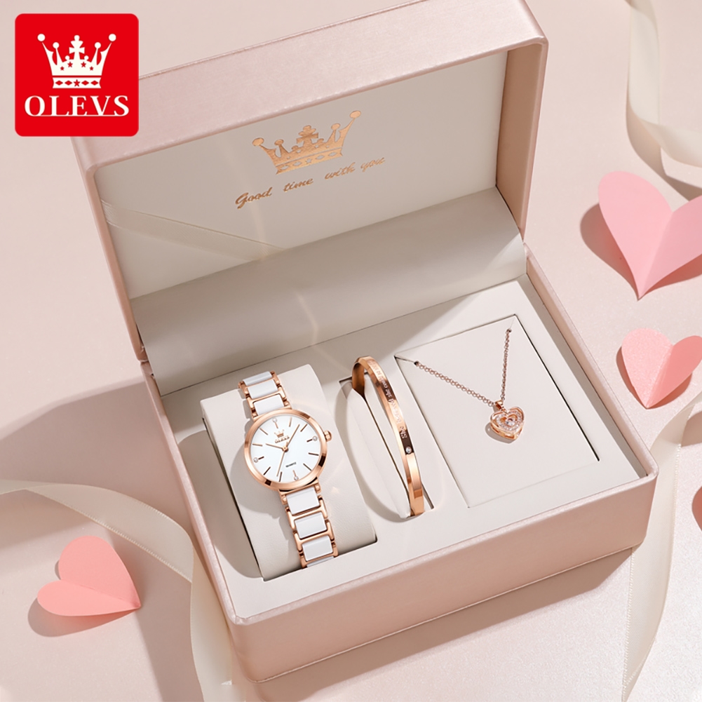 OLEVS Women Watch 5877 Luxury  - Jewelry Watches For Women recension och pris