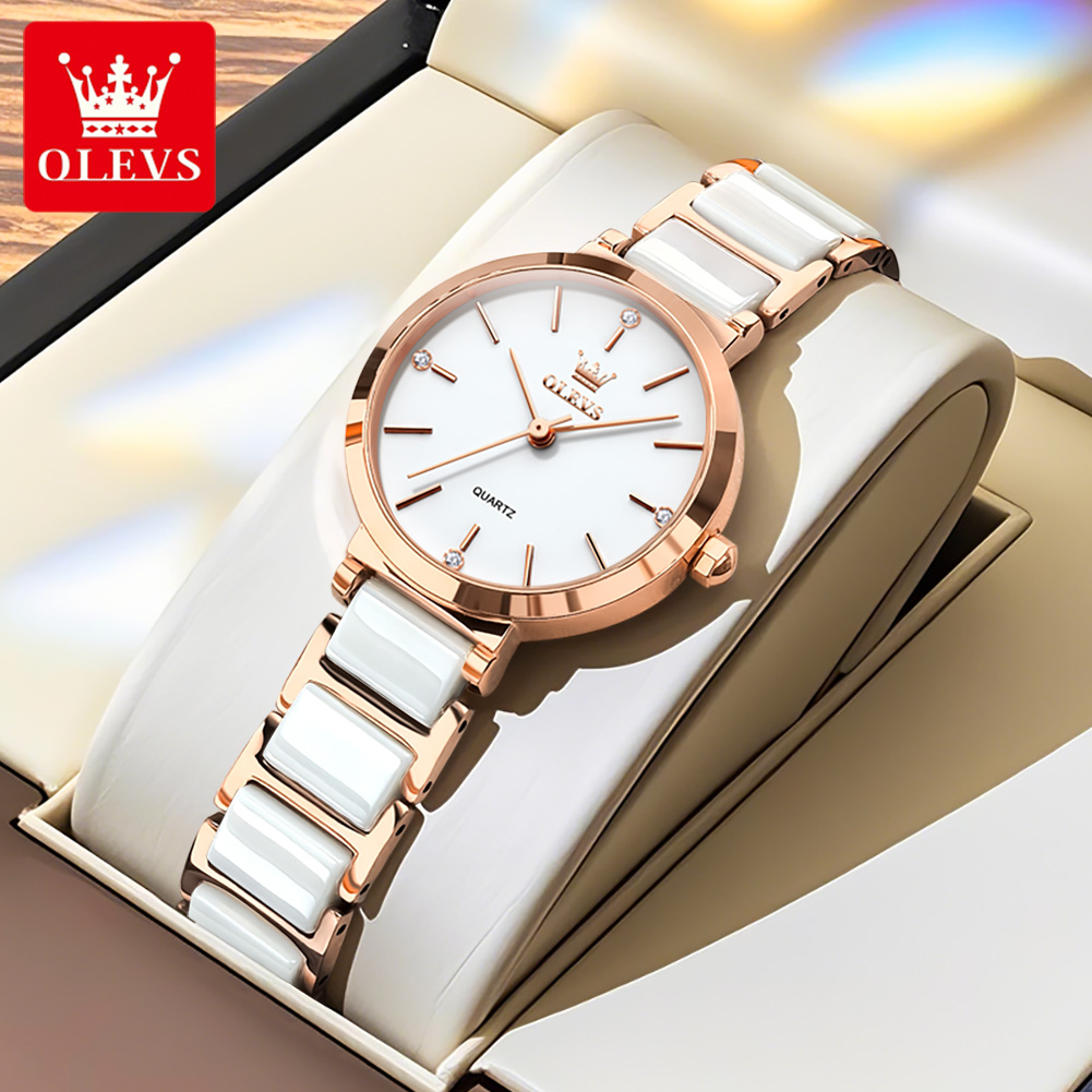 OLEVS Women Watch 5877 Luxury  - Jewelry Watches For Women recension och pris