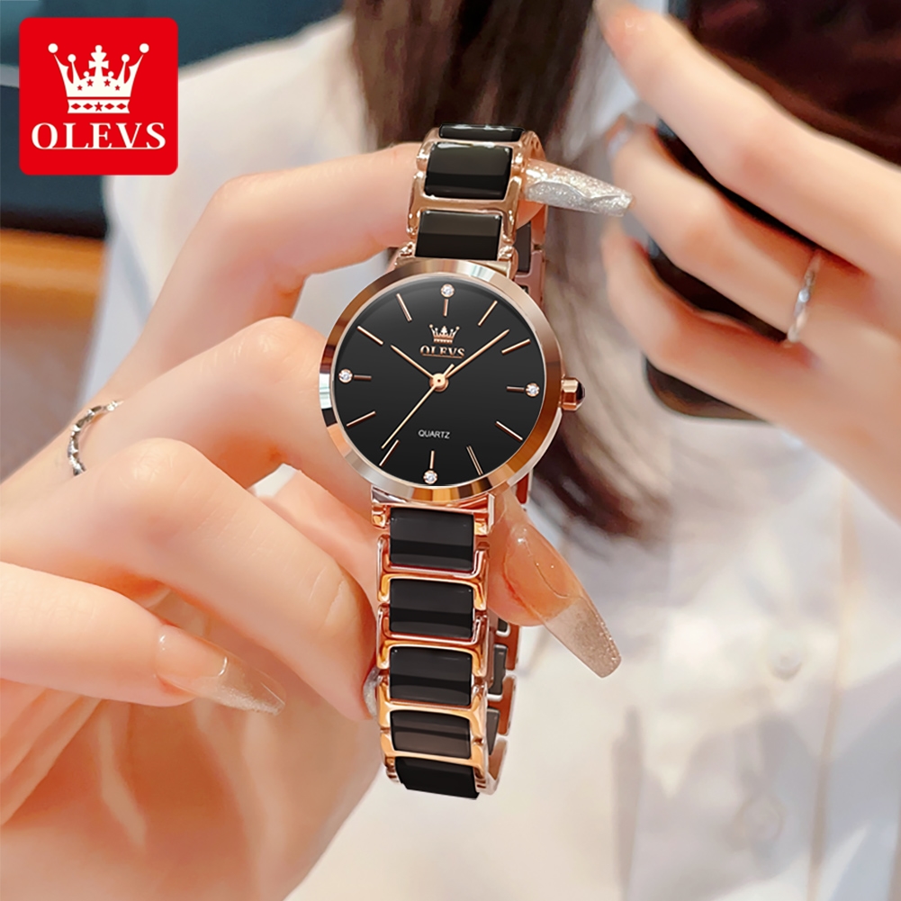 OLEVS Women Watch 5877 Luxury  - Jewelry Watches For Women recension och pris