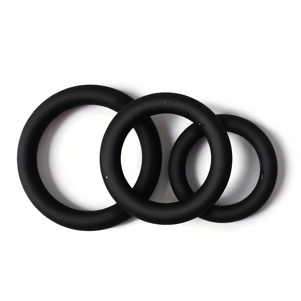 3PCS Silicone Penis Rings Set  - Couple Ring Set recension och pris