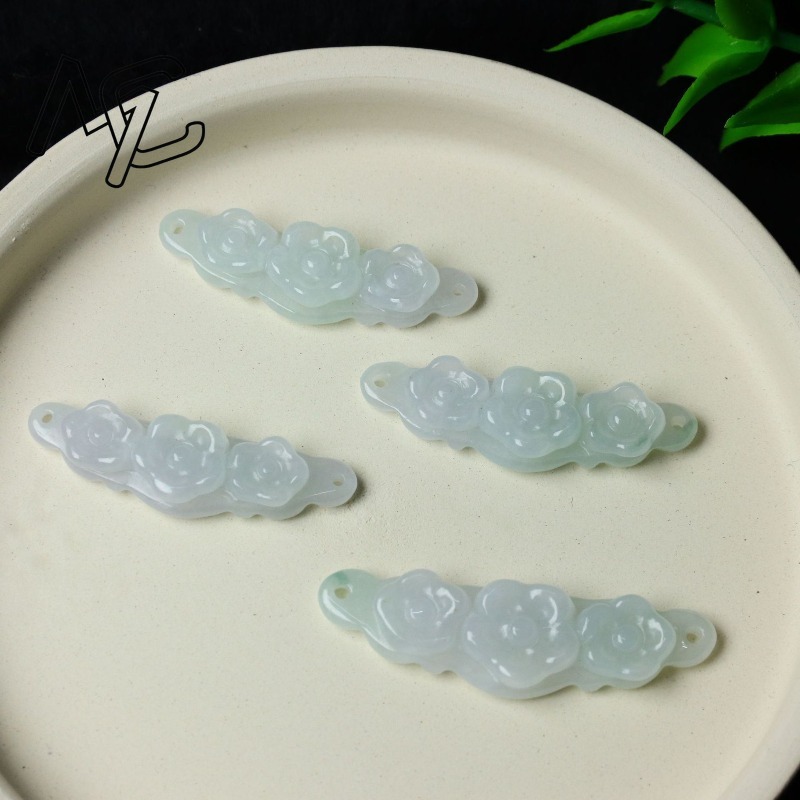1pc Natural Jadeite Emerald Fl - Jewelry & Watches Vitopoulos Reviews recension och pris