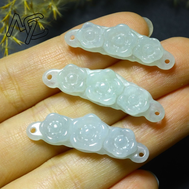 1pc Natural Jadeite Emerald Fl - Jewelry & Watches Vitopoulos Reviews recension och pris