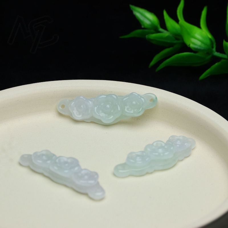1pc Natural Jadeite Emerald Fl - Jewelry & Watches Vitopoulos Reviews recension och pris