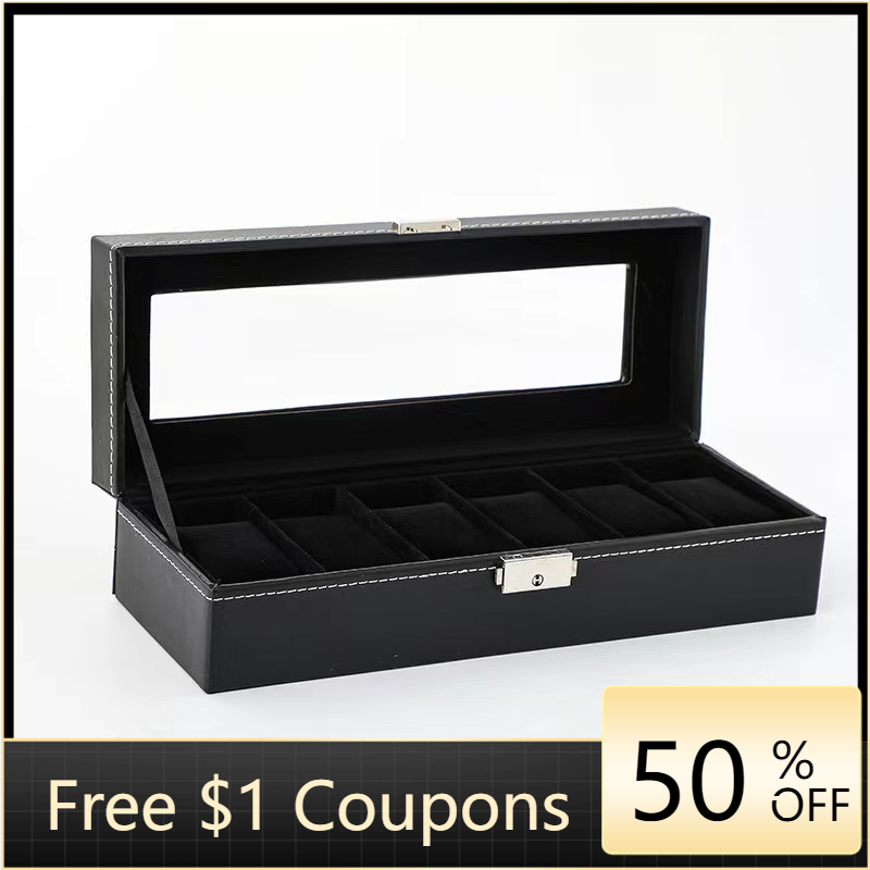 PU Leather Watch Box Organizer - Best Jewelry Watches recension och pris