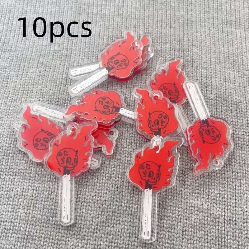 10pcs acrylic skull pendant, D - Drop Earrings recension och pris