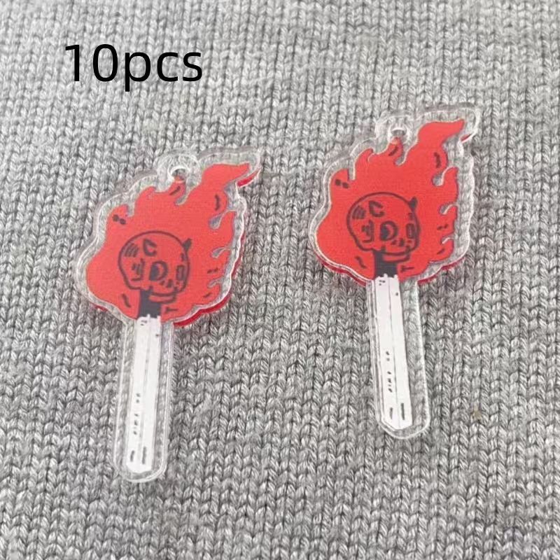 10pcs acrylic skull pendant, D - Drop Earrings recension och pris