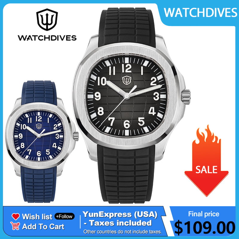 Watchdives WD008 38mm Dive Men - Vintage Pocket Watch recension och pris