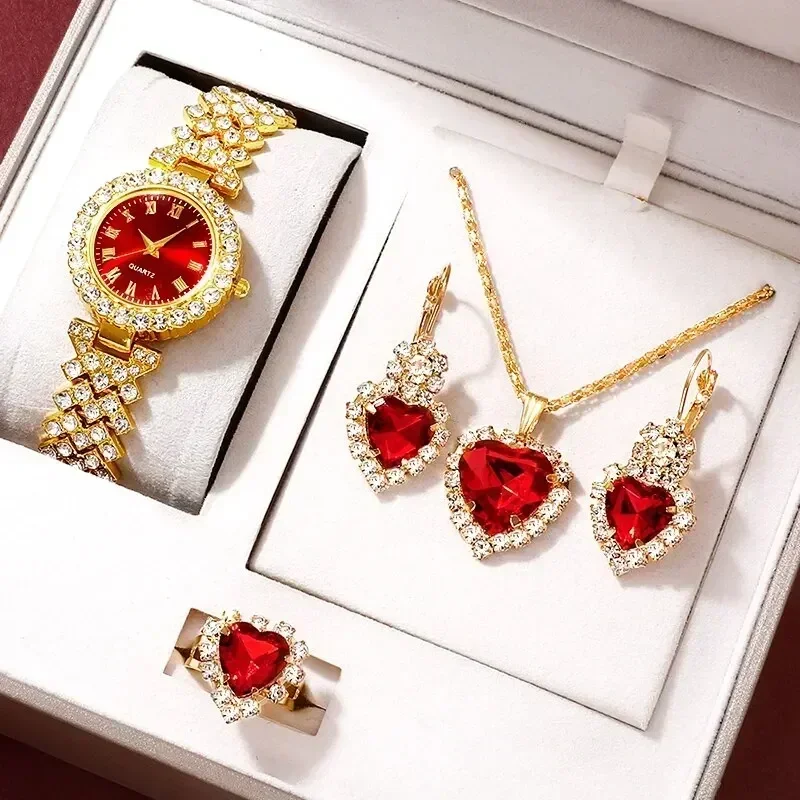 Golden Luxury Watch Women Ring - Jewels On Watches recension och pris