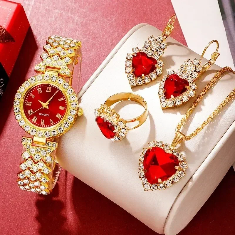 Golden Luxury Watch Women Ring - Jewels On Watches recension och pris