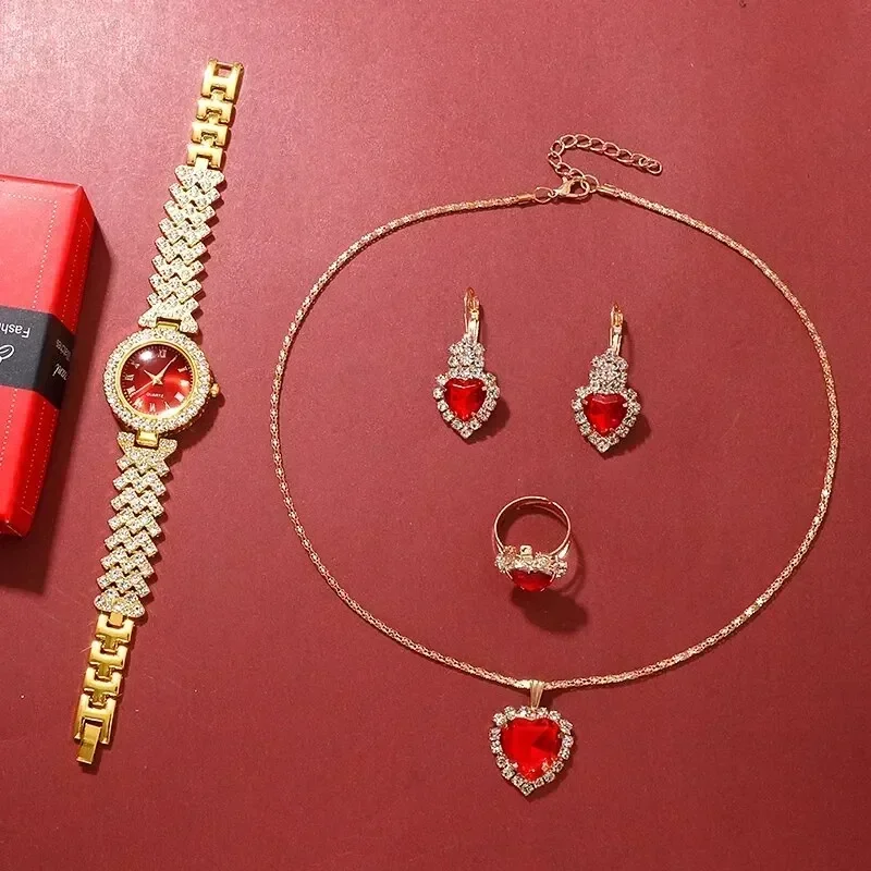 Golden Luxury Watch Women Ring - Jewels On Watches recension och pris