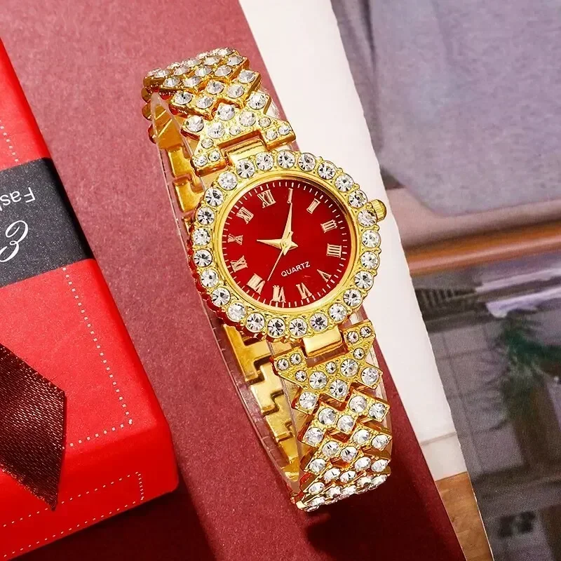 Golden Luxury Watch Women Ring - Jewels On Watches recension och pris