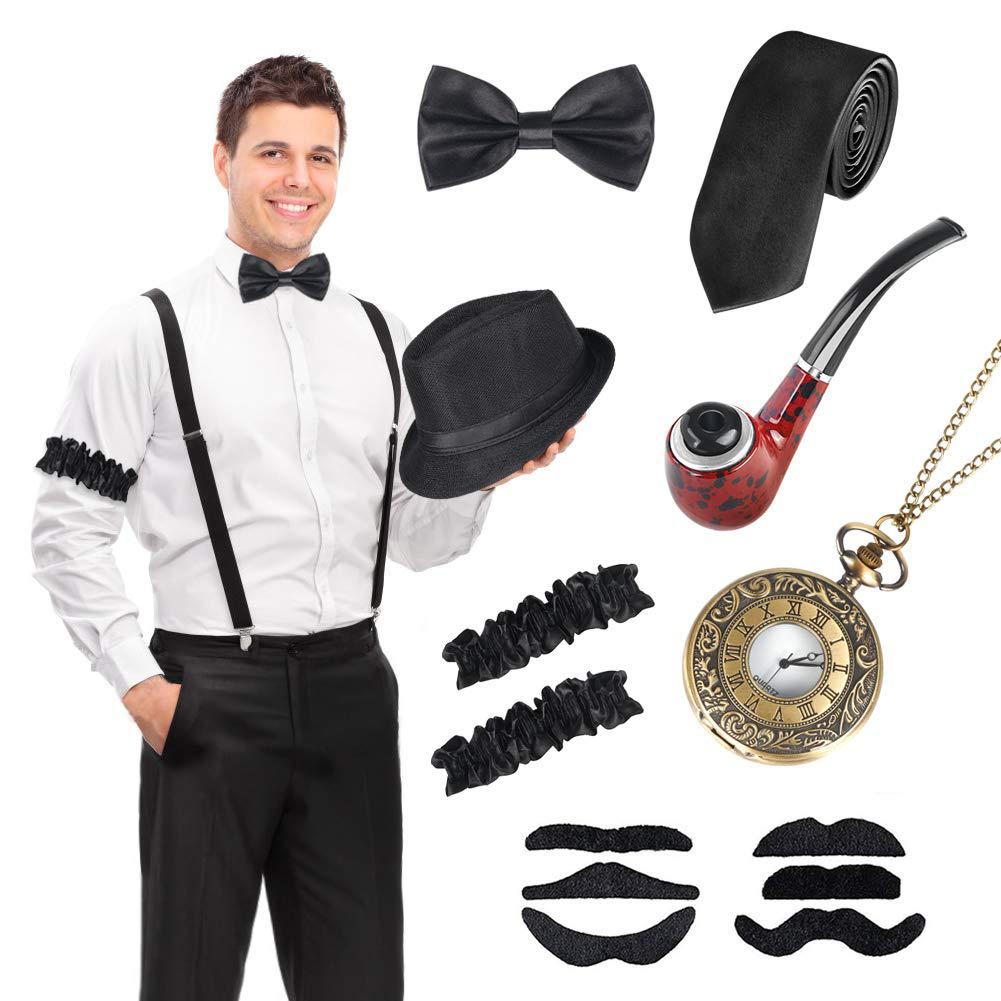 1920s Men's Ball Party Top Hat - Vintage Pocket Watch recension och pris