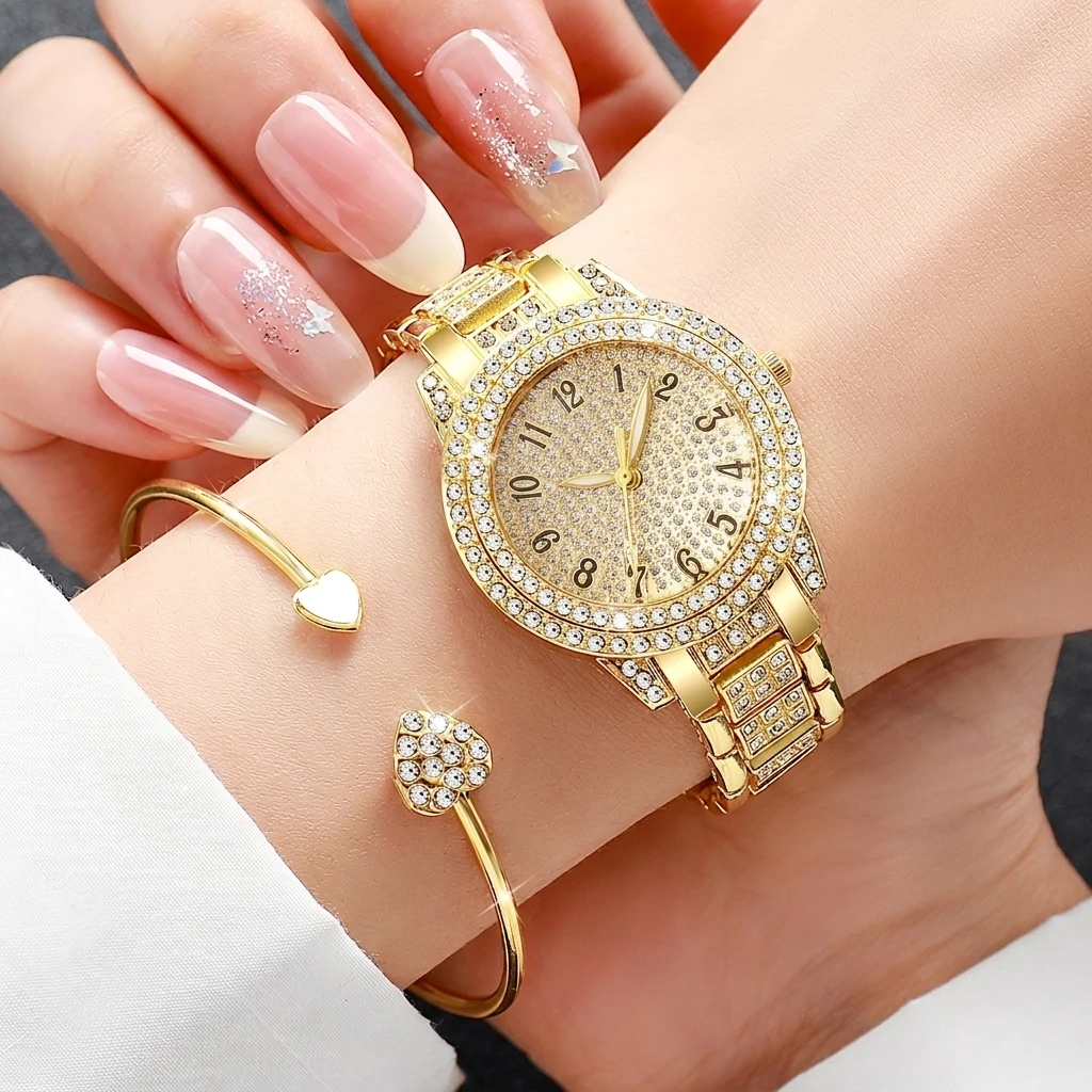 6PCS Fashion Rhinestone Women  - Jewels On Watches recension och pris
