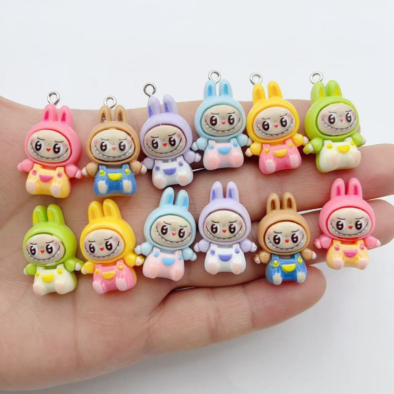 10Pcs Kawaii Rabbit Strawberry - Drop Earrings recension och pris