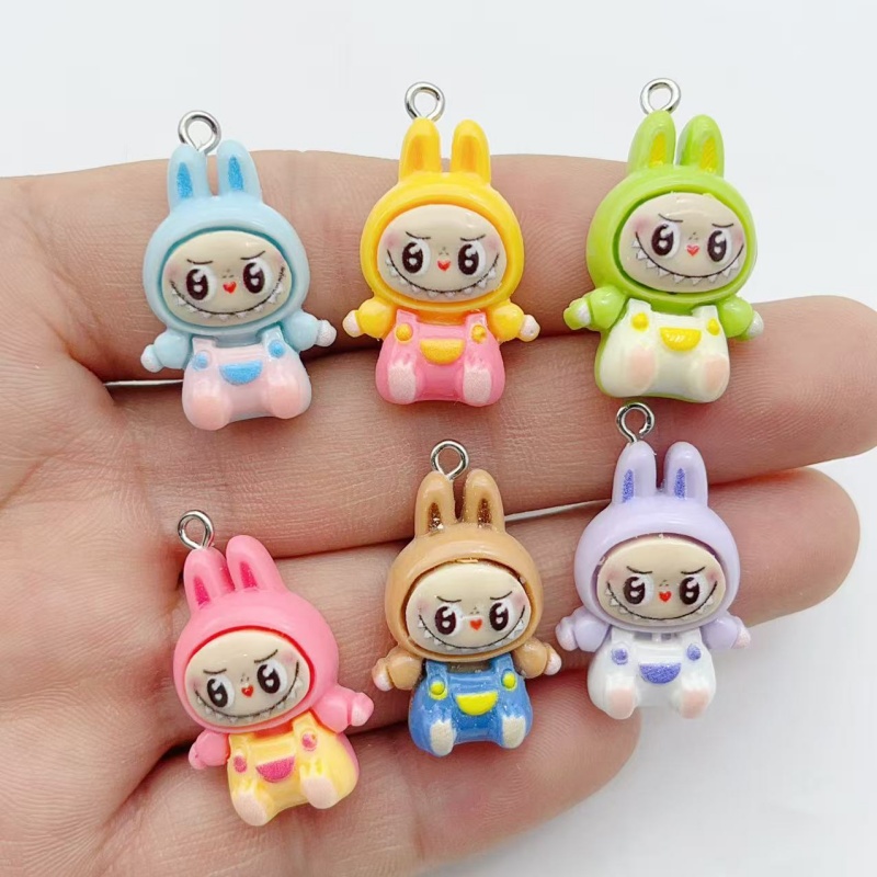 10Pcs Kawaii Rabbit Strawberry - Drop Earrings recension och pris