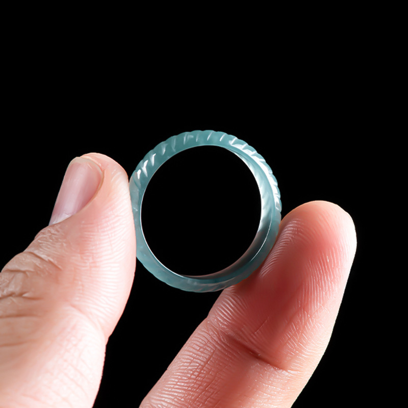 Blue Real Burmese Jadeite Ring - Jewelry & Watches Vitopoulos Reviews recension och pris