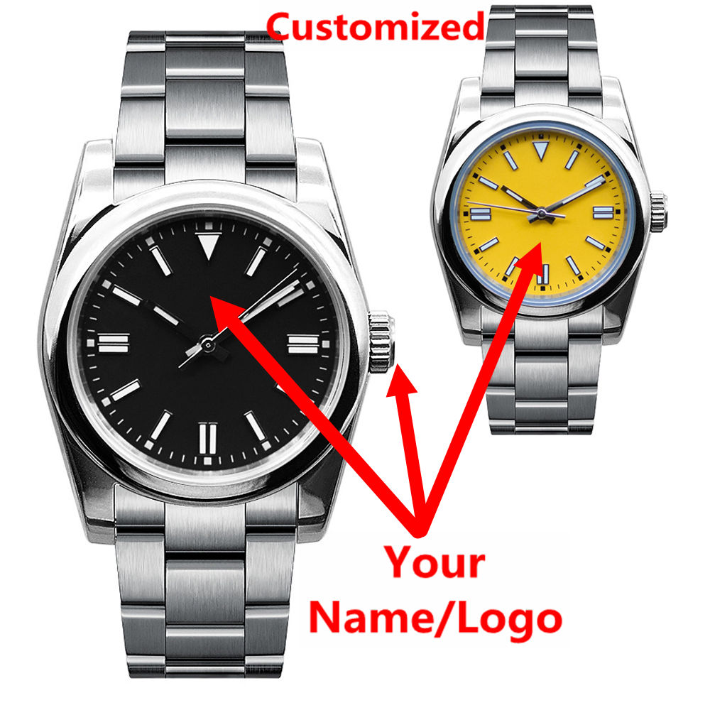 Custom Logo Mens Watch Sapphir - Jewelry For Watches recension och pris