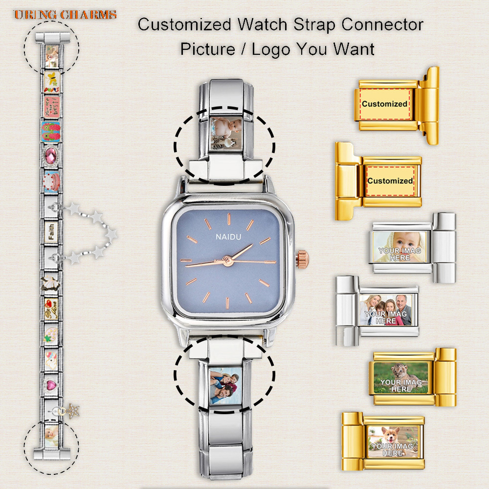 1 pair Picture Logo Customized - Jewelry Watches For Women recension och pris