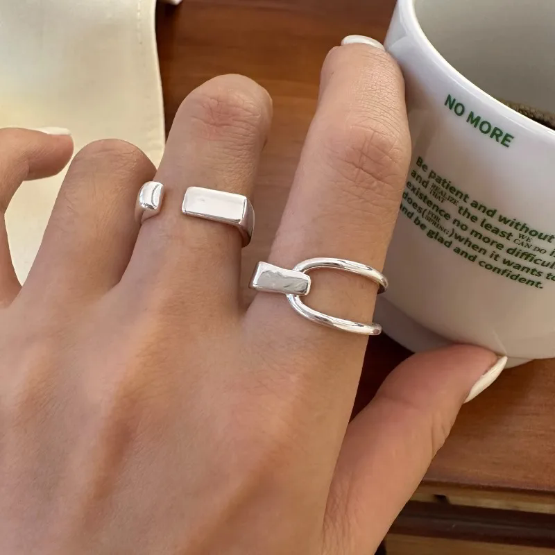 VENTFILLE 925 Sterling Silver  - Couple Ring Set recension och pris