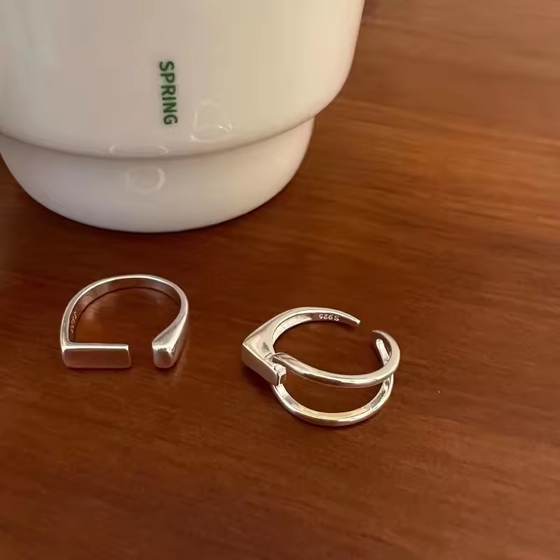 VENTFILLE 925 Sterling Silver  - Couple Ring Set recension och pris