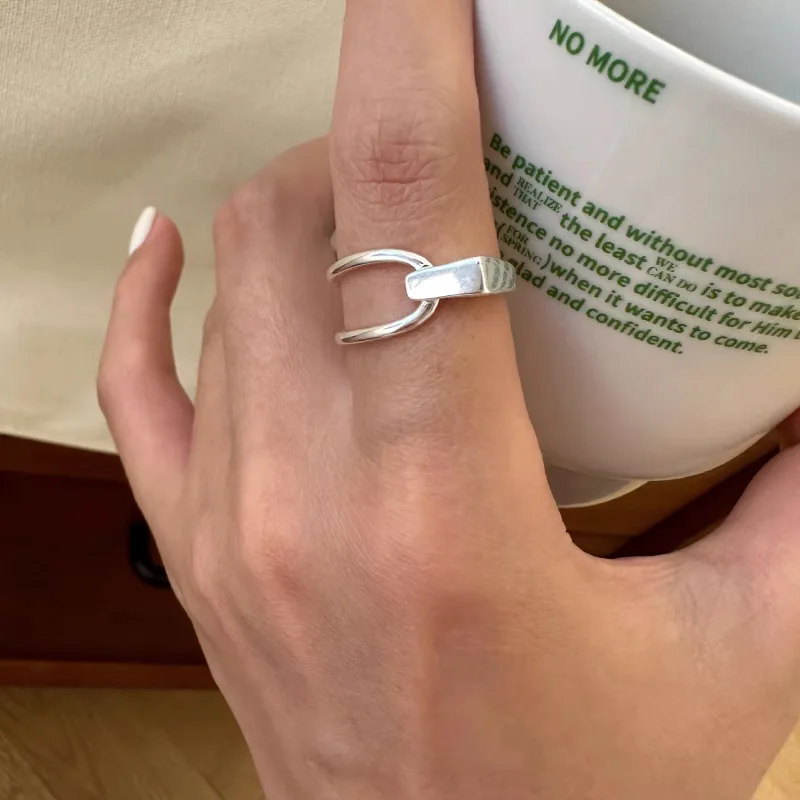 VENTFILLE 925 Sterling Silver  - Couple Ring Set recension och pris