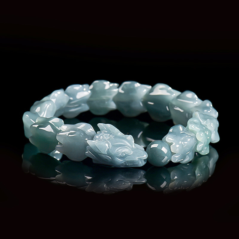 Blue Burmese Jadeite Dragon Br - Jewelry & Watches Vitopoulos Reviews recension och pris