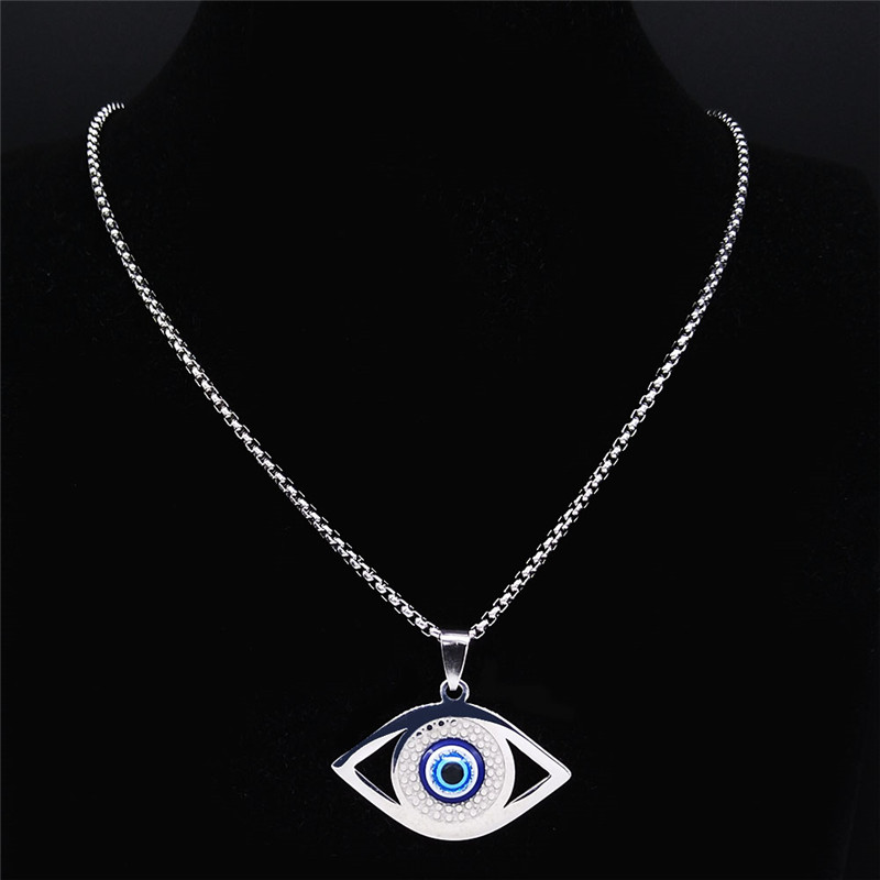 Islam Hamsa Evil Blue Eye Neck - Jewelry & Watches Vitopoulos Reviews recension och pris