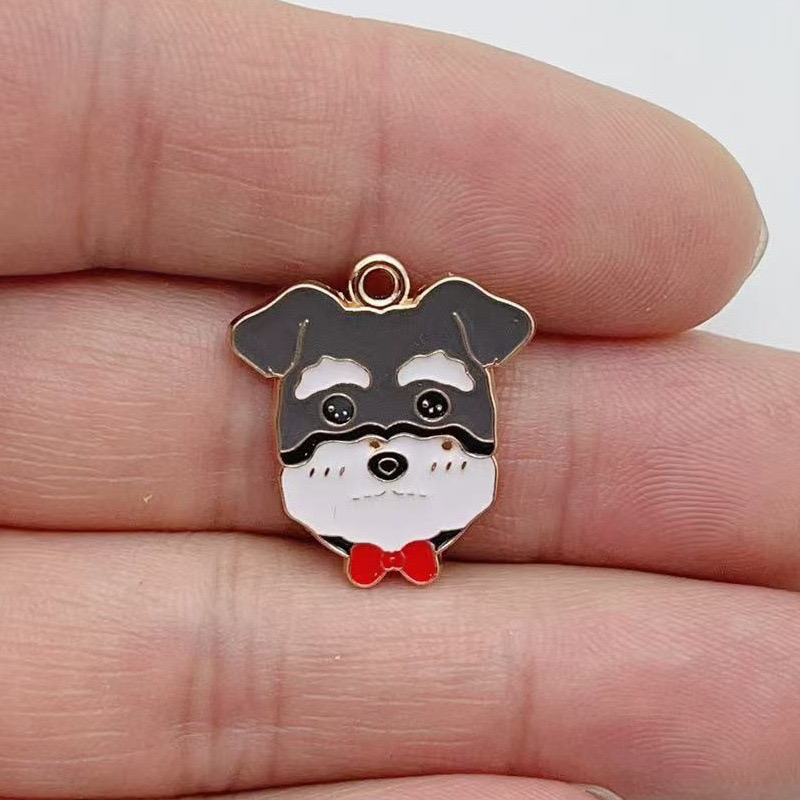 12pcs cartoon pet spotted dog  - Drop Earrings recension och pris
