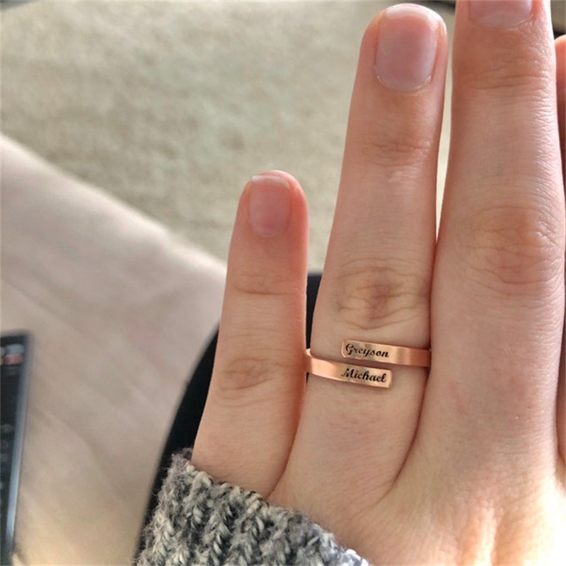 Stainless Steel Dating Ring Wo - Couple Ring Set recension och pris