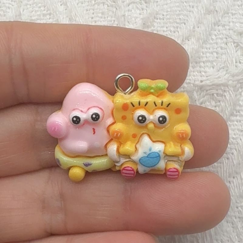 10pcs cartoon resin pendant, D - Drop Earrings recension och pris