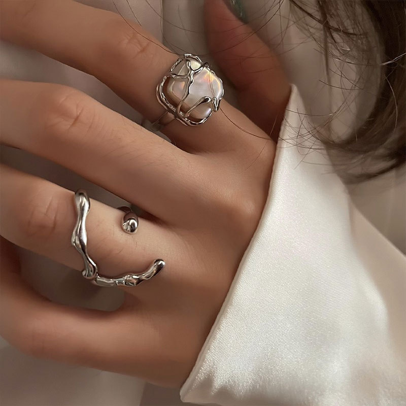 VENTFILLE 925 Sterling Silver  - Couple Ring Set recension och pris