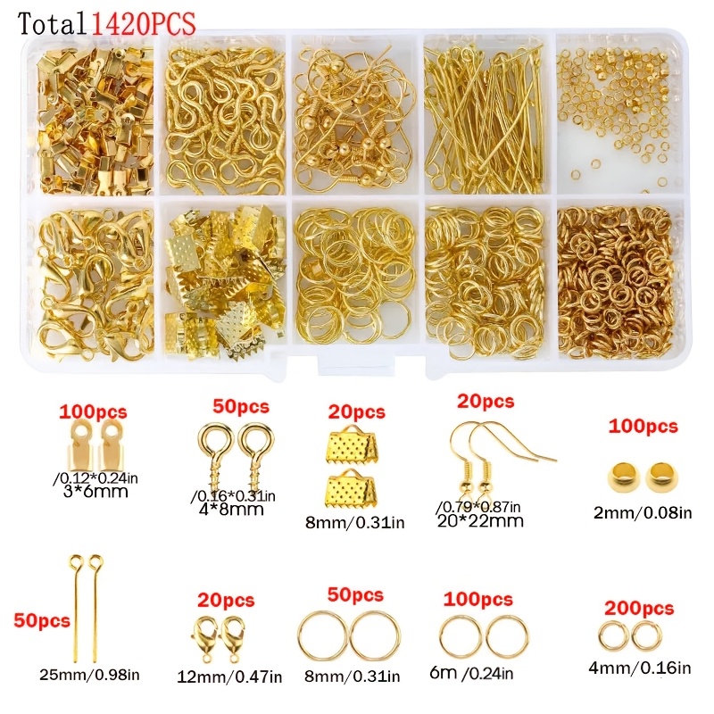 1420pcs 1box Jewelry Findings  - Jewelry Repair & Watches Photos recension och pris